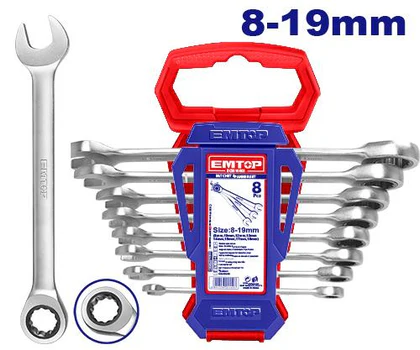 EMTOP COMBINATION SPANNER SET SIZE: 6-19MM ECSS11202