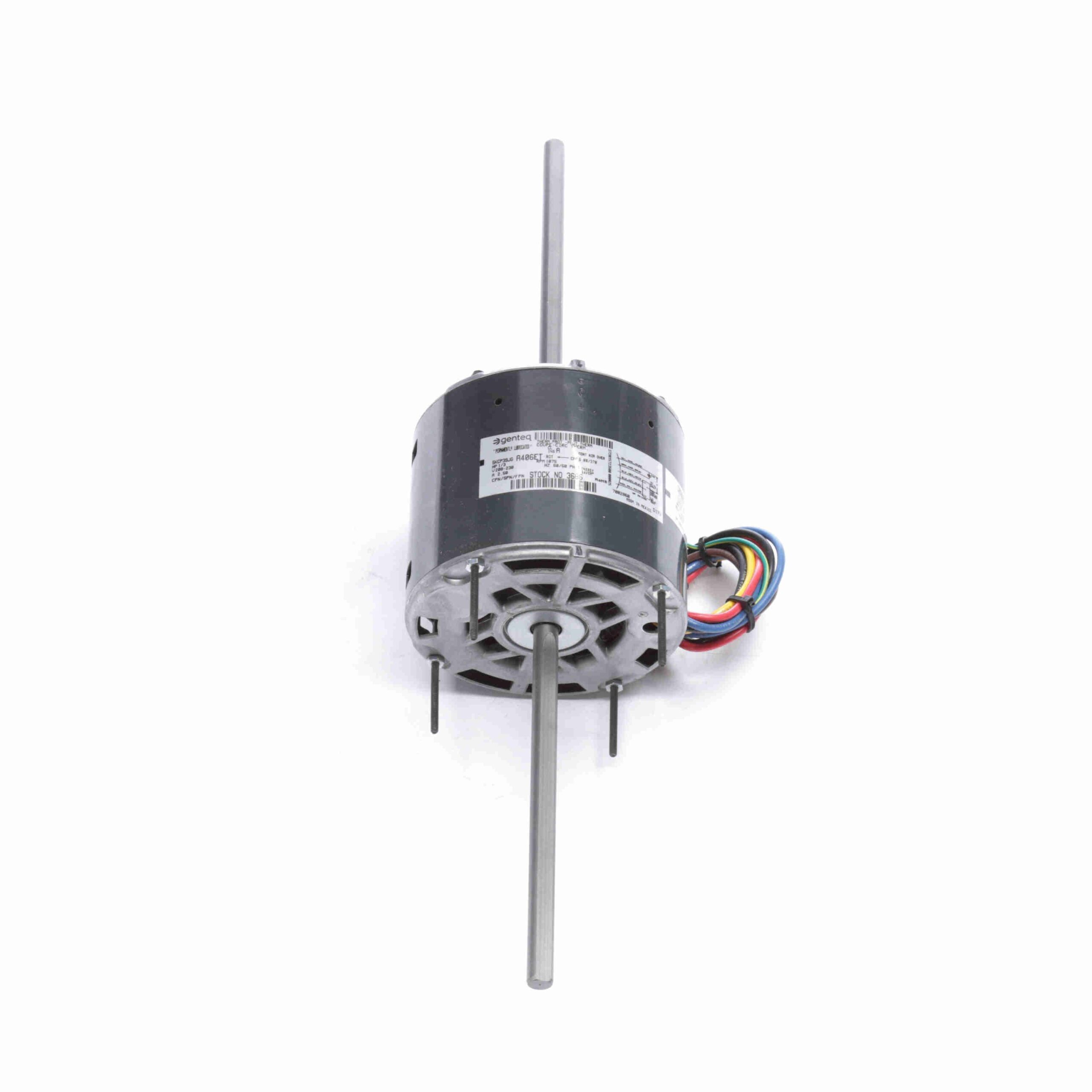 GENTEQ MOTOR 5KCP39MGDD525S DOUBLE SHAFT MOTOR 220V (187W) 1300RPM