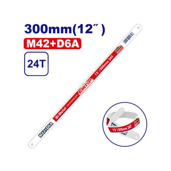EMTOP BI-METAL HACKSAW BLADE 300MM(12