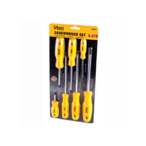 UKEN SCREW DRIVER SET [7 PCS] -STAR -U6010 [YELLOW]