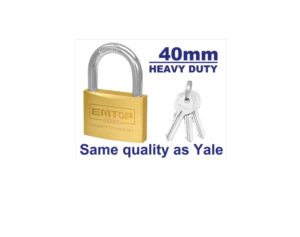 EMTOP Heavy duty brass padlock  EPDKB4021