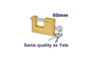 EMTOP Heavy duty brass block padlock EPDKH6001