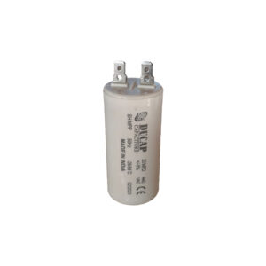 DUCAP CAPACITOR 20 MFD WHITE ROUND PIN TYPE