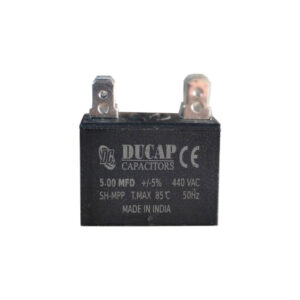 DUCAP CAPACITOR BLACK SQUARE PIN TYPE 5MFD