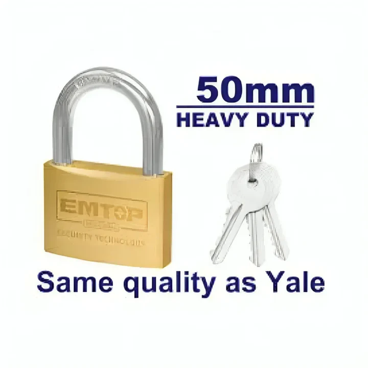 EMTOP Heavy duty brass padlock EPDKB5021