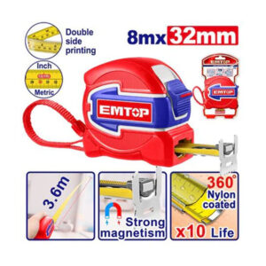 EMTOP Steel measuring tape EMTP80832
