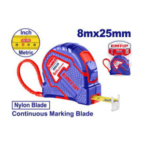 EMTOP Steel measuring tape EMTP2825