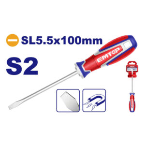 EMTOP Slotted screwdriver ESDSL5100
