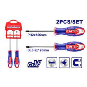 EMTOP 2 Pcs screwdriver set ESST0202