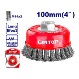 EMTOP Wire cup brush EWCB21005