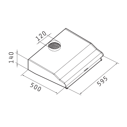 PYRAMIS COOKERHOOD 60CM INOX STANDARD - Image 2