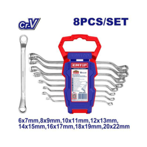 Emtop Offset ring spanner set EFRS10801