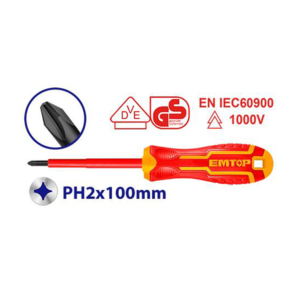 Emtop Insulated screwdriver ESDRJPH2100