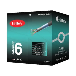 GIFFEX CAT6 CABLE UTP 23 AWG LAN