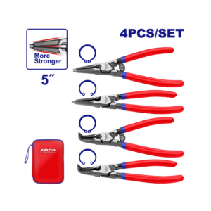 EMTOP 4 Pcs circlip pliers set EPLSC5411