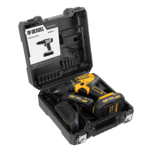 DENZEL CORDLESS DRILL/DRIVER CDL-18-02BM, LION, 18V, 2 BATTERIES 8826116