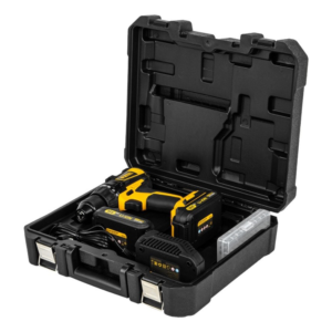 DENZEL CORDLESS DRILL DRIVER BRUSHLESS MOTOR BLDL-IB-18-02,LION,18V,2AH2 BATTERIES 8826121