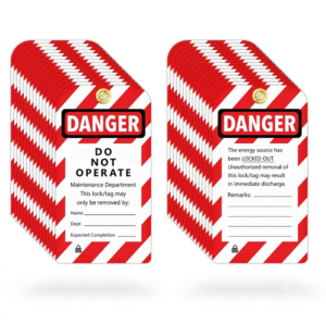 GIFFEX LOCK OUT TAG  ( TAG ONLY ) DP02