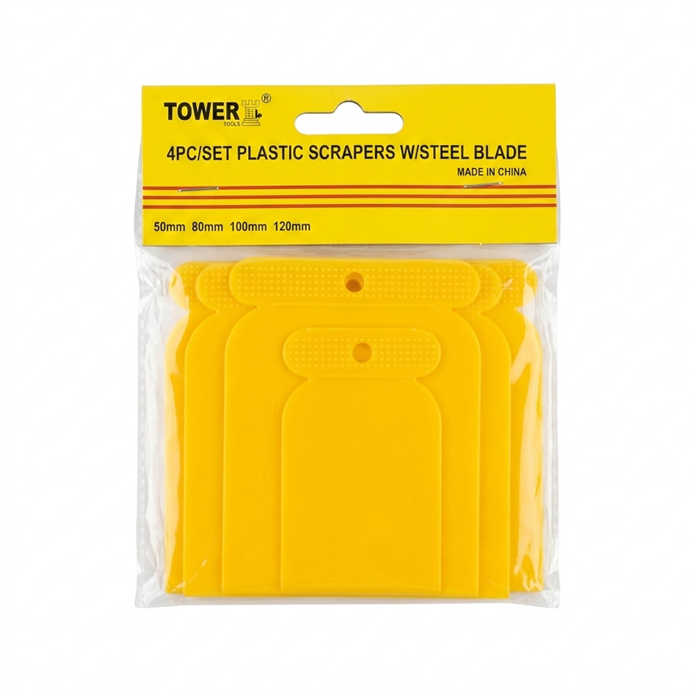 TOWER PLASTIC SCRAPPER 4 PCS