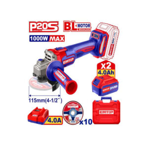 EMTOP CORDLESS ANGLE GRINDER 1000W ELAG271532