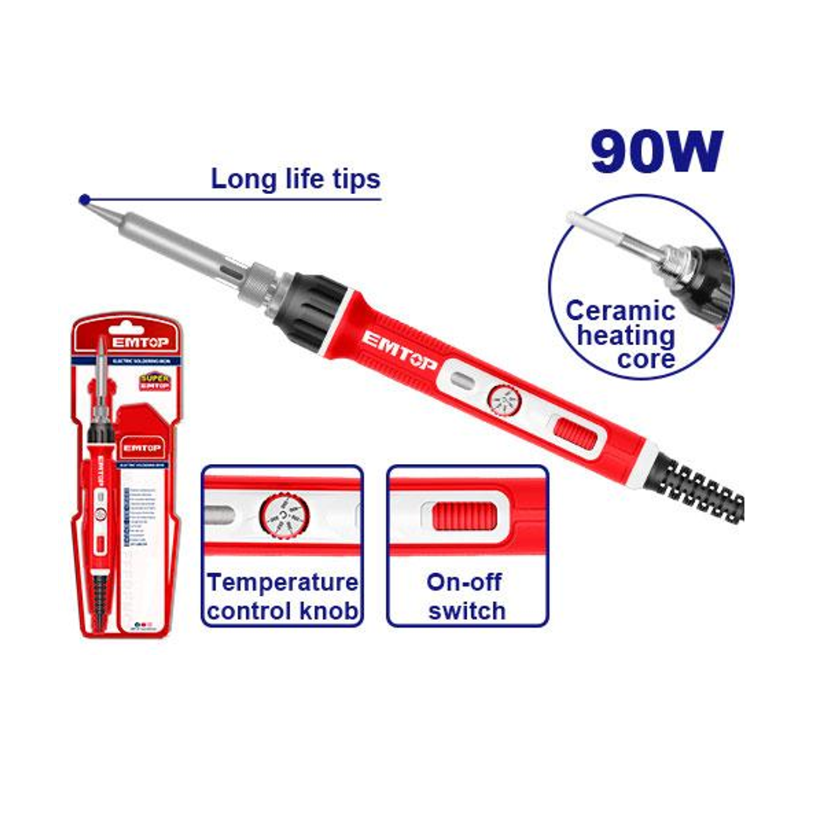 EMTOP ELECTRIC SOLDERING IRON 90W EESL01608